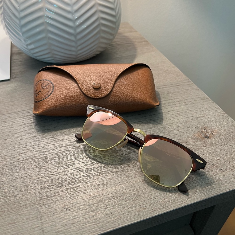 Rayban Clubmaster Metal Sunglasses